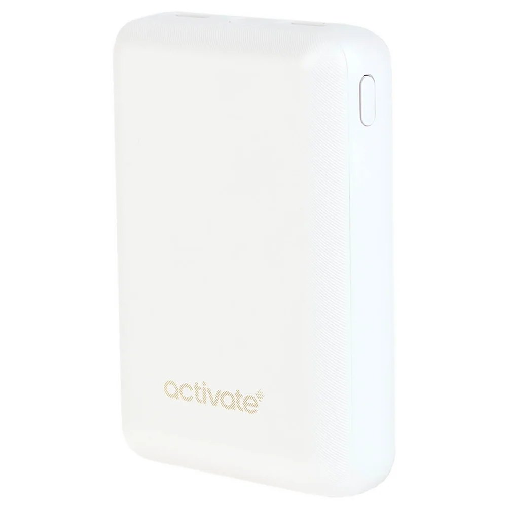 Activate Mini 5000MAH Portable Charger - White Afbeelding 1