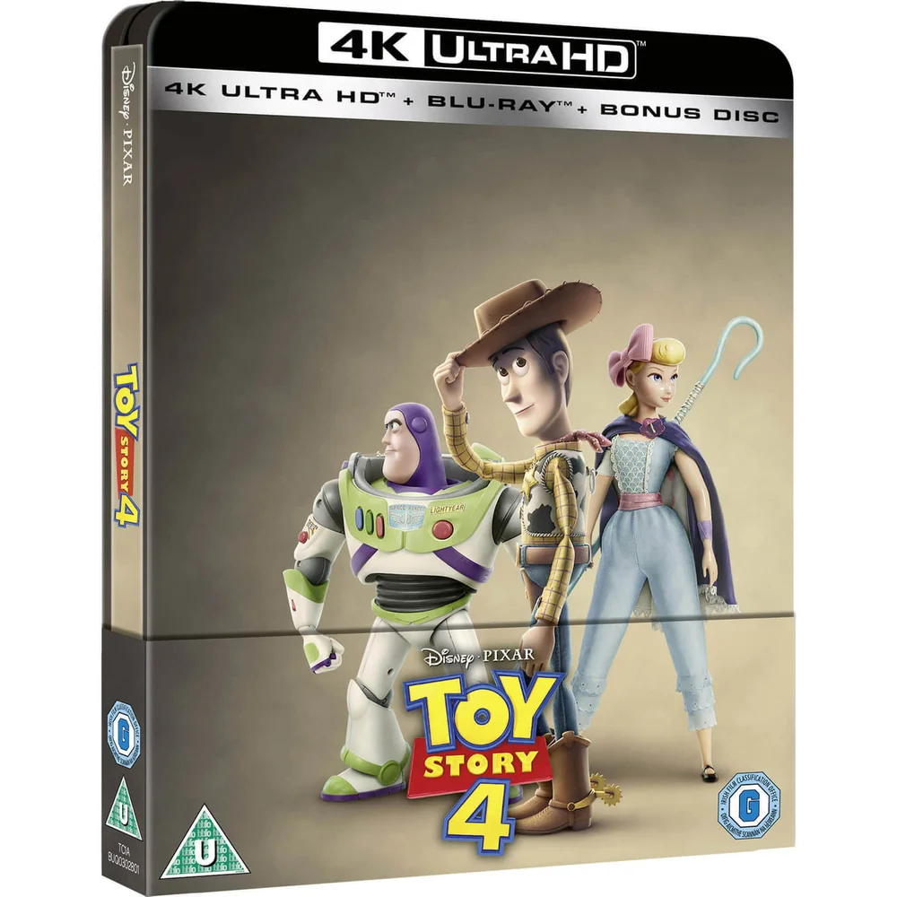 Toy Story 4K Ultra HD (inclusief 2D Blu-Ray) - Zavvi exclusief Steelbook Afbeelding 1