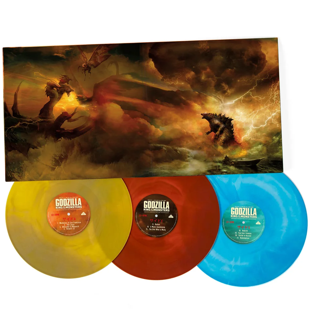 Waxwork - Godzilla: King Of The Monsters Vinyl 3LP Afbeelding 1