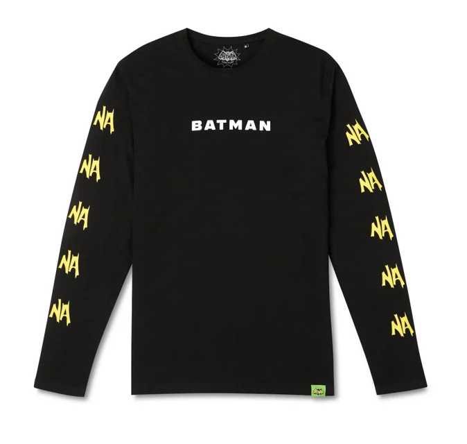 Batman Surf's Up NA NA NA t-shirt met lange mouwen - Zwart