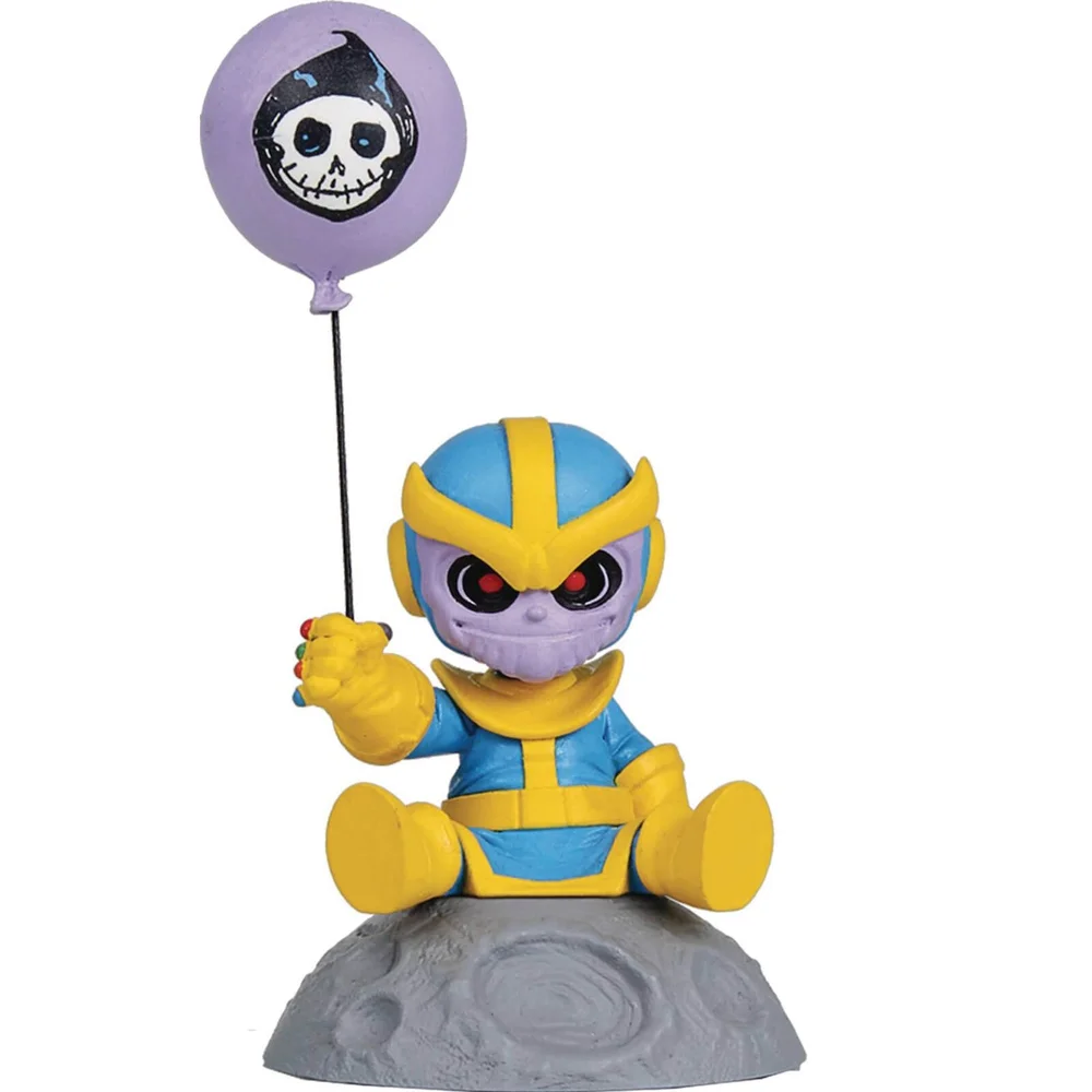 Gentle Giant Marvel Animated Mini-Heroes Thanos PVC Statue - 7.5cm Afbeelding 1