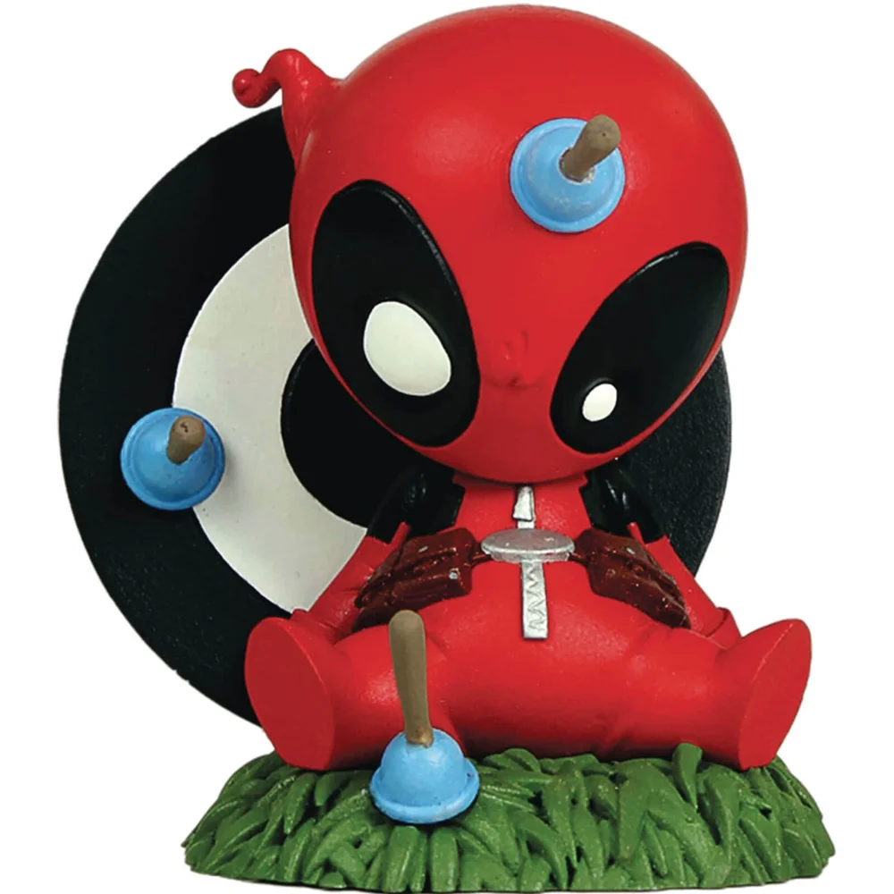 Gentle Giant Marvel Geanimeerde Mini-Heroes Deadpool PVC Statue Afbeelding 1