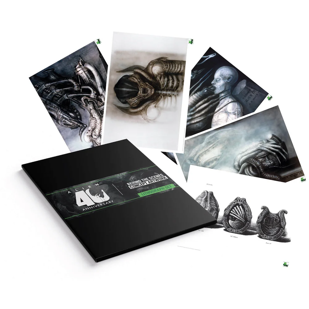Alien Litho - Set van 5 afdrukken Afbeelding 1