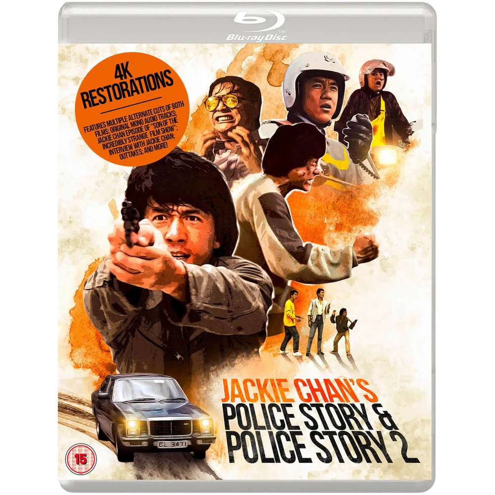 Jackie Chan's Police Story & Police Story 2 - 2-Disk Blu-Ray Afbeelding 1