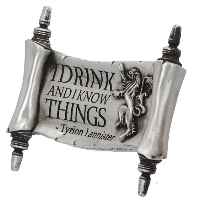 Game of Thrones Ik drink en ik weet dingen magneet