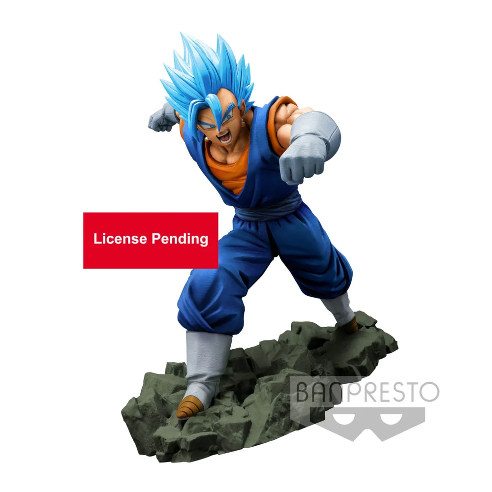 Banpresto Dragon Ball Z Dokkan Battle Collab Super Saiyan God Super Saiyan Vegetto Statue Afbeelding 1