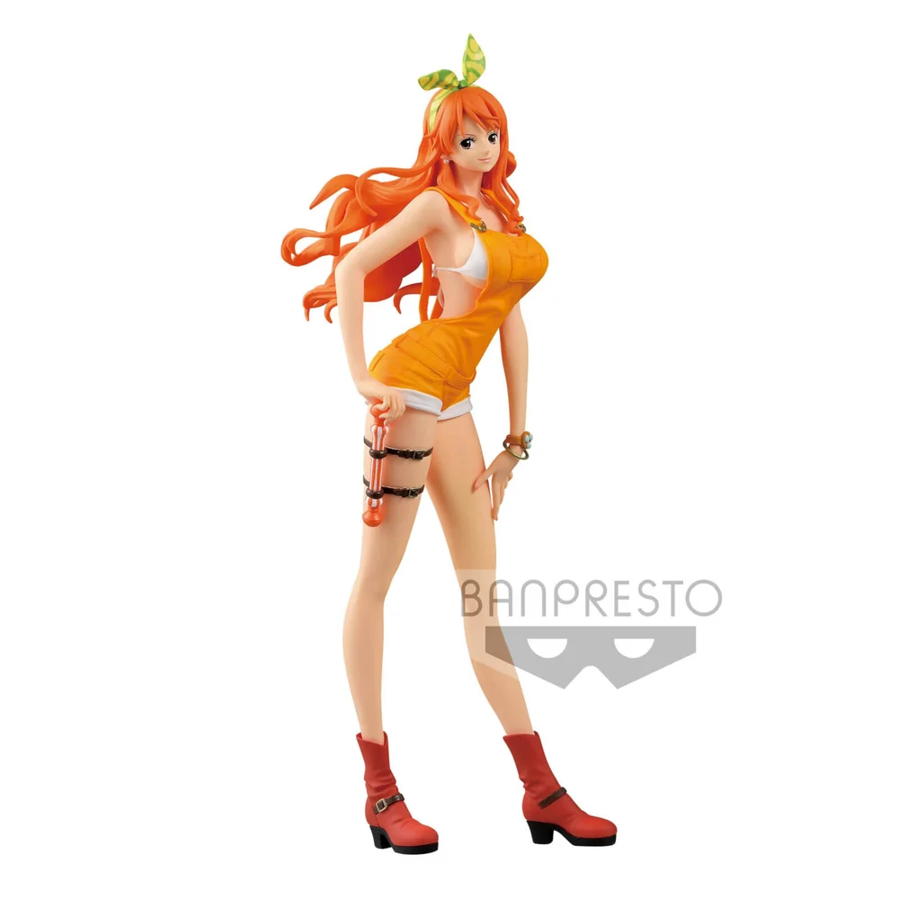 Banpresto One Piece Stampede Movie Nami Glitter and Glamours Yellow Version Statue Afbeelding 1