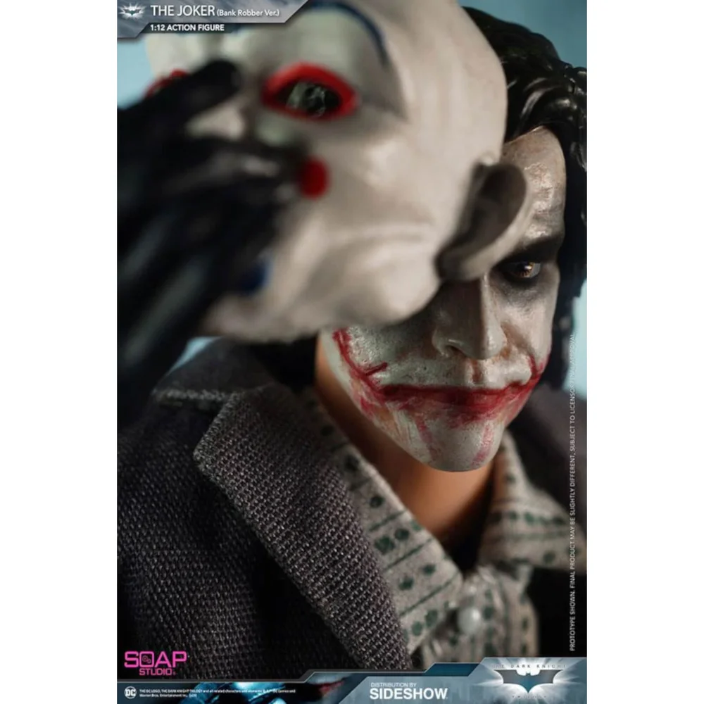 Soap Studio Batman: The Dark Knight 1/12 The Joker (Bank Robber Version) 17cm Action Figure Afbeelding 1