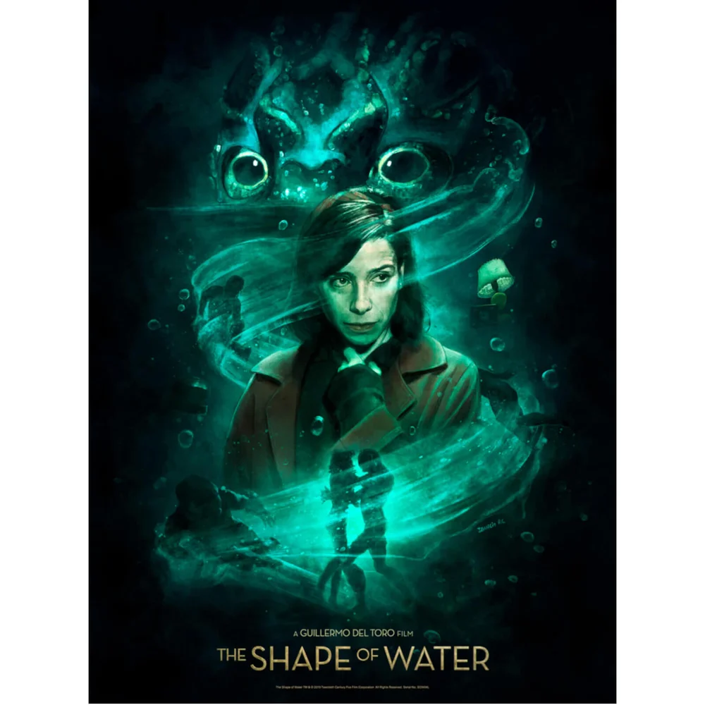 Shape of Water 'The Way He Looks at me' Litho Print door Ignacio RC Afbeelding 1