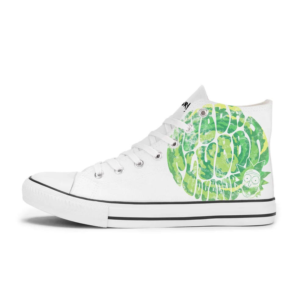 Rick and Morty Wubba Lubba Dub Dub schoenen - Wit - UK 6.5 / EU 40 - Wit Afbeelding 1