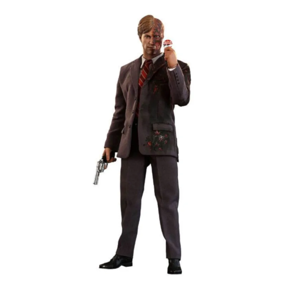 Hot Toys The Dark Knight Movie Masterpiece Action Figure 1/6 Two-Face 2019 Toy Fair Exclusive 31 cm Afbeelding 1