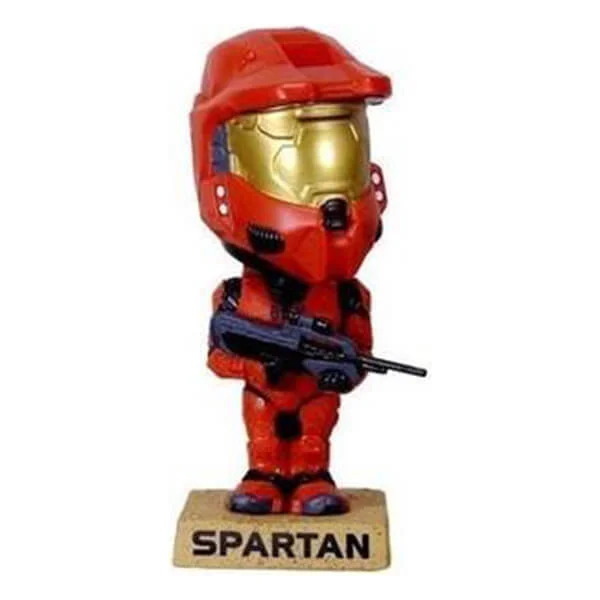 Funko Wacky Wobbler Halo 3 Spartan Soldaat (Rood) Exclusief SDCC 2008 Afbeelding 1