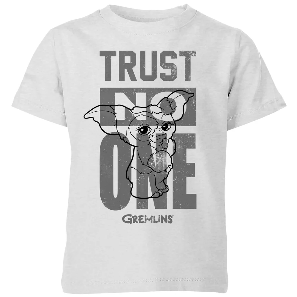 Gremlins Trust One Mogwai Kids' T-Shirt - Grey - 98/104 (3-4 jaar) Afbeelding 1