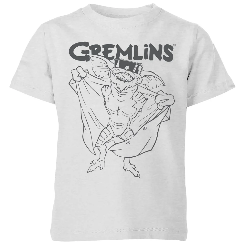 Gremlins Spike's Glasses Kids' T-Shirt - Grey - 98/104 (3-4 jaar) Afbeelding 1