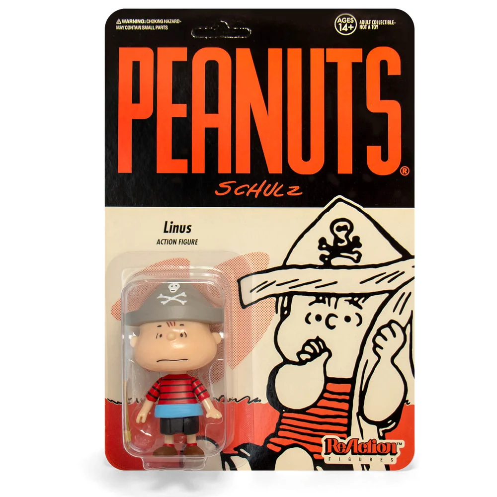 Super7 Peanuts Piraat Linus Reactiefiguur Afbeelding 1