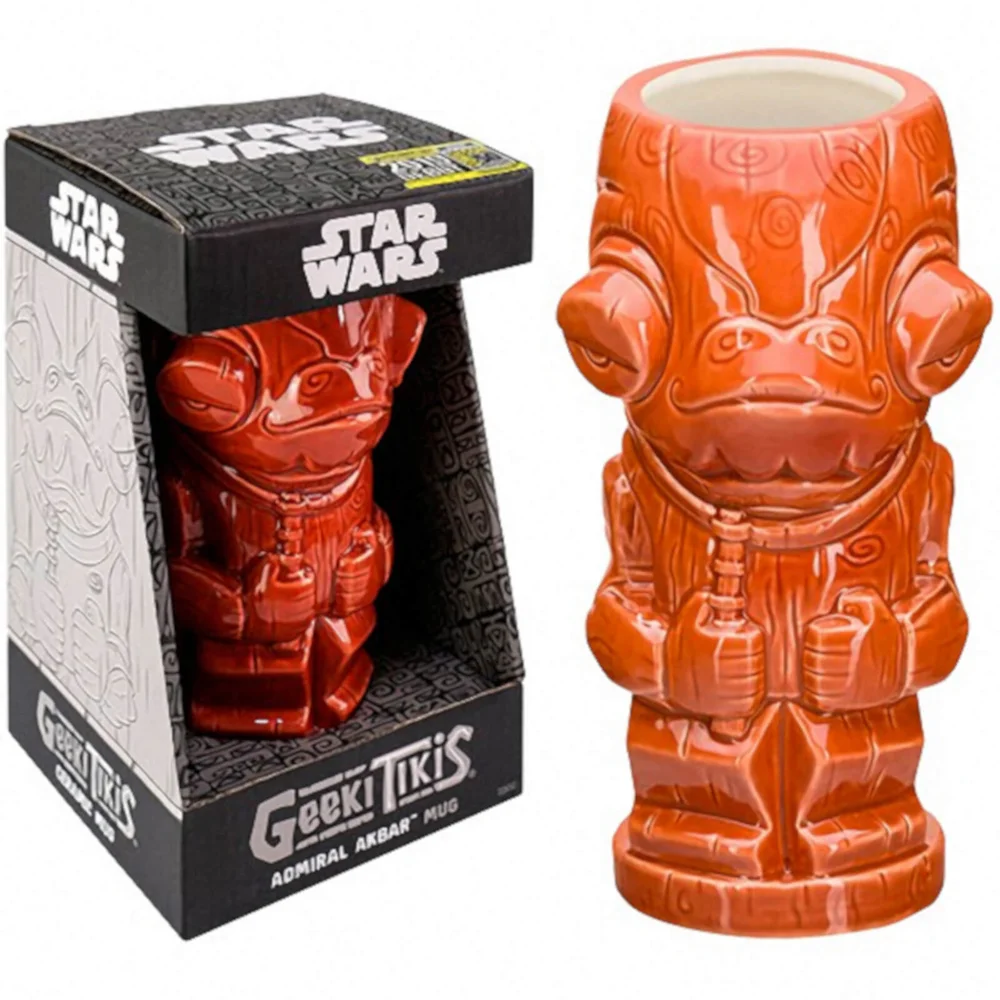 Beeline Creative Star Wars Admiral Ackbar 18 oz Geeki Tikis Mok SDCC Exclusief Afbeelding 1