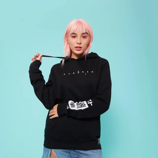 Street Fighter Arcade Hadoken hoodie - Zwart