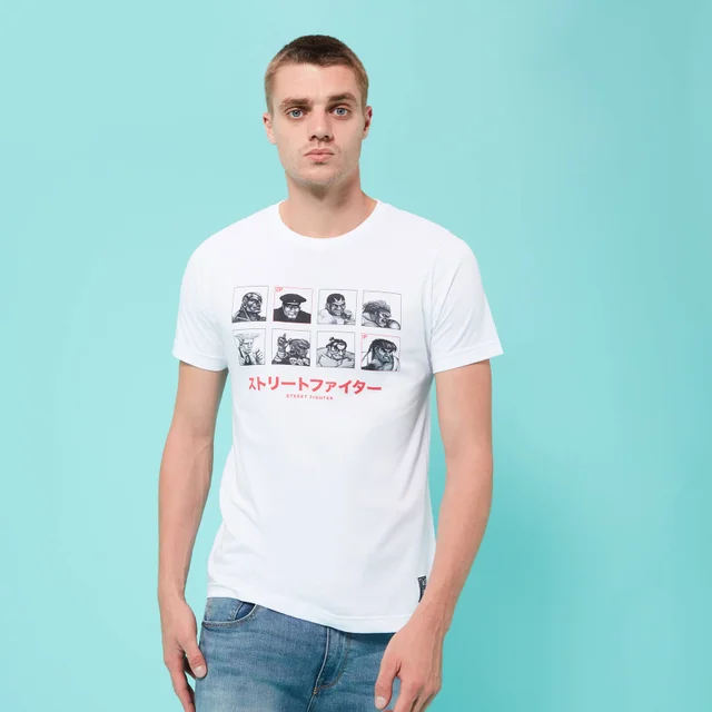 Street Fighter Arcade Vs. unisex t-shirt - Wit