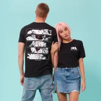 Street Fighter Arcade Panels unisex t-shirt - Zwart