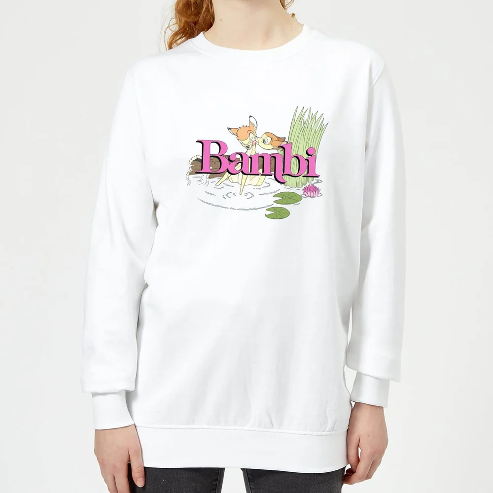 Disney Bambi Kiss Women's Sweatshirt - White - XS Afbeelding 1