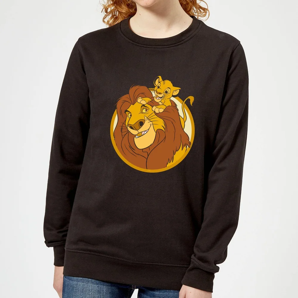 Disney Mufasa & Simba Women's Sweatshirt - Black - XS Afbeelding 1