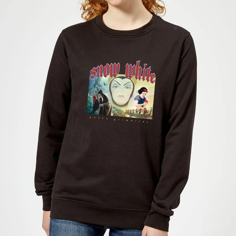 Disney Snow White And Queen Grimhilde Women's Sweatshirt - Black - XS Afbeelding 1