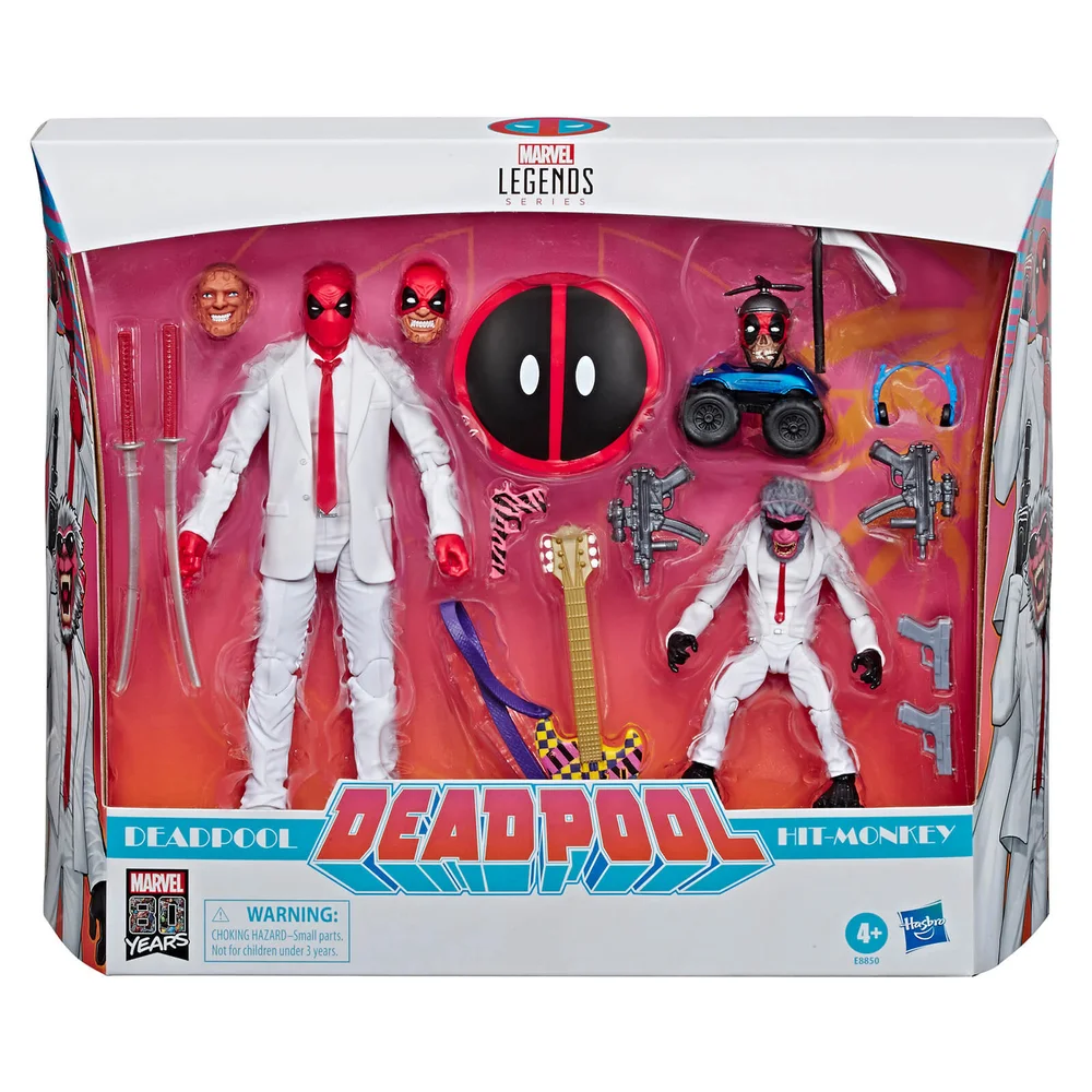Marvel Legends Series 80th Anniversary Deadpool and Hit-Monkey (2 Pack) Afbeelding 1