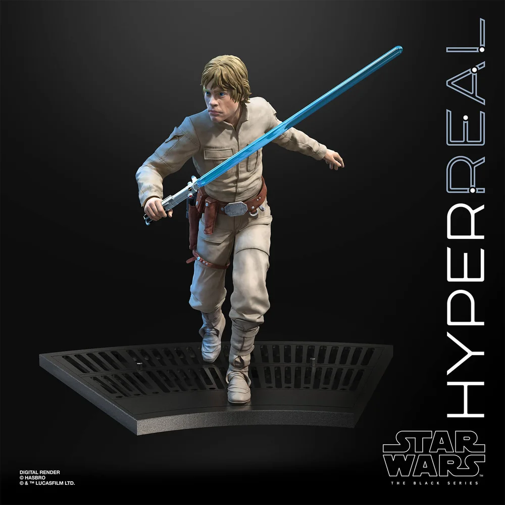 Hasbro Star Wars The Black Series Hyperreal Luke Skywalker 20 cm Actiefiguur Afbeelding 1