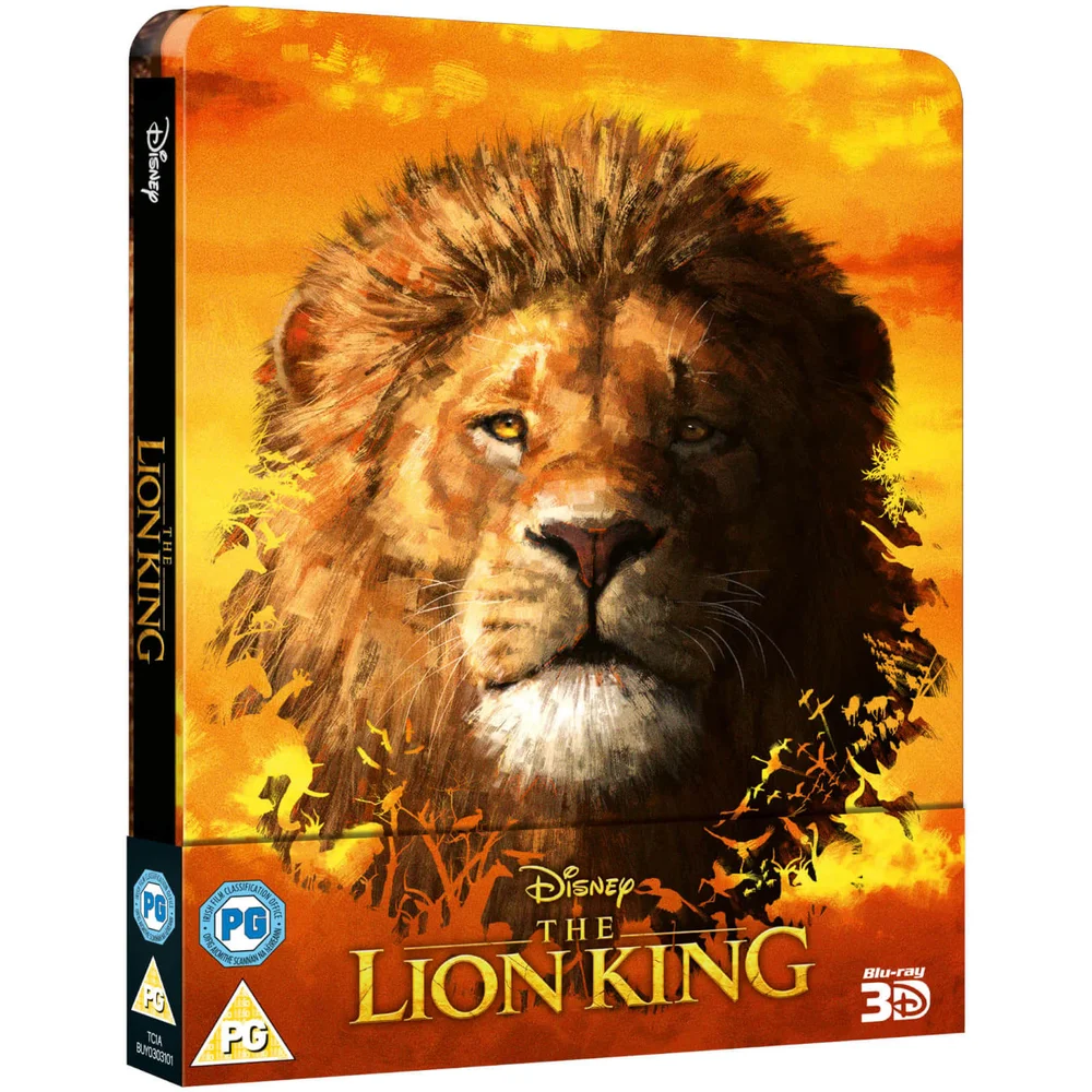 The Lion King (Live Action) - Zavvi exclusief 3D Steelbook (inclusief blu-Ray) Afbeelding 1