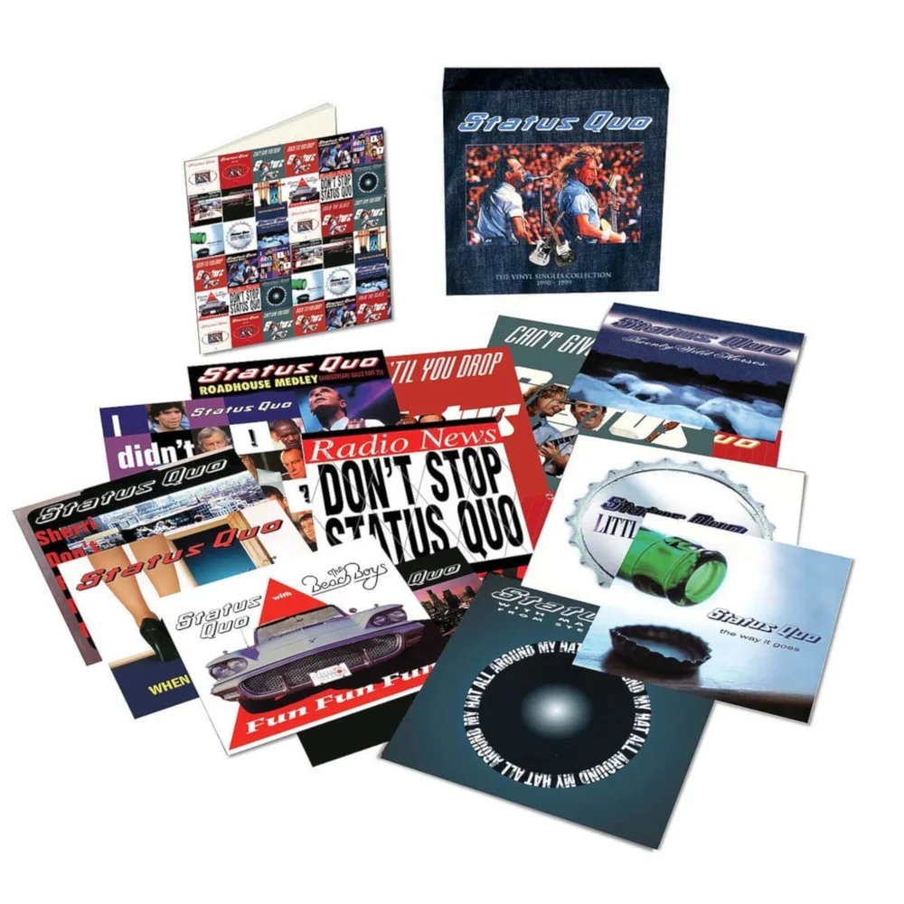 Status Quo - The Vinyl Singles Collection: 1990s 17,5 cm Single boxset Afbeelding 1