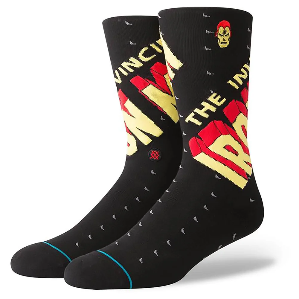 Stance Marvel Invincible Iron Man Socks - M Afbeelding 1