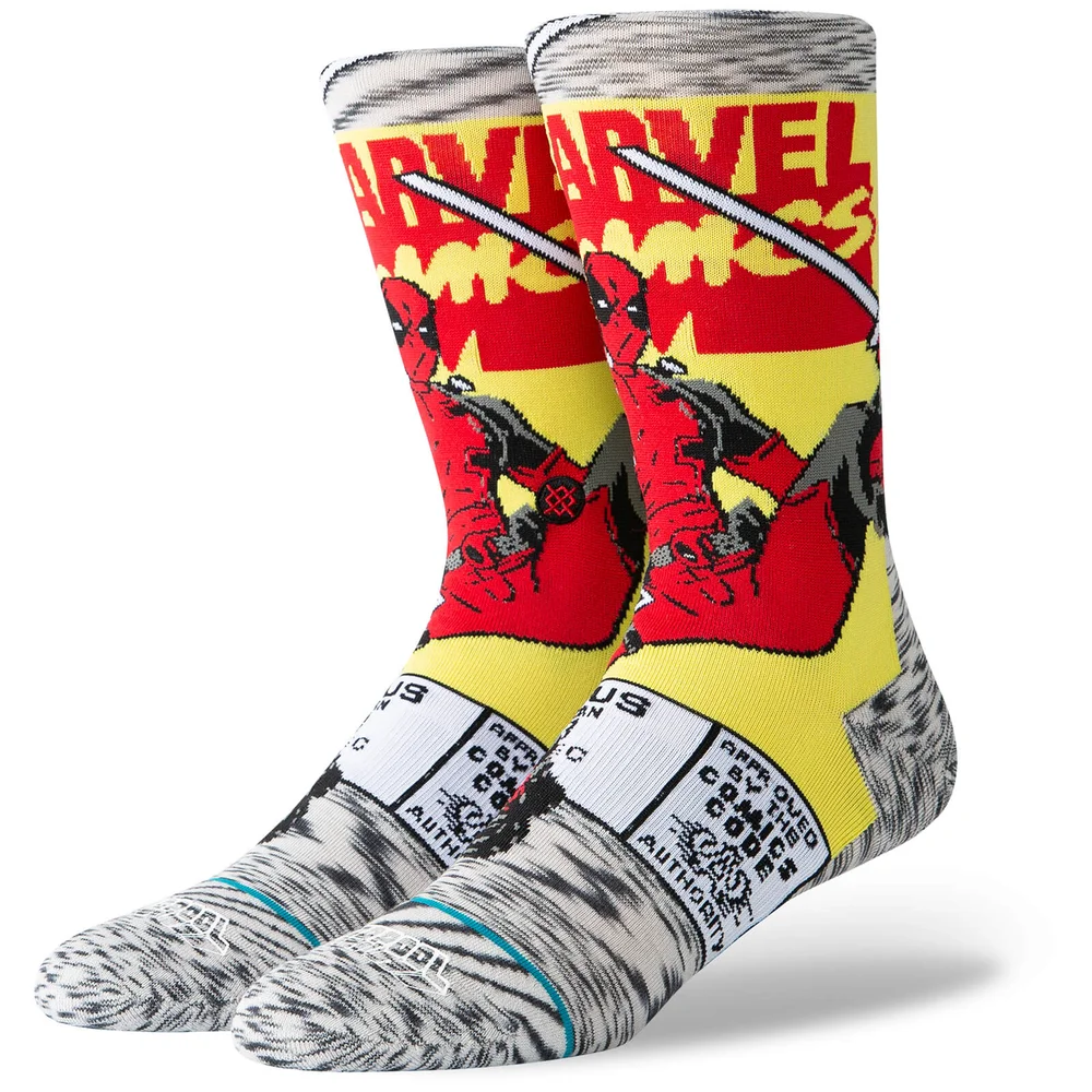 Stance Marvel Deadpool Comic Socks - L Afbeelding 1