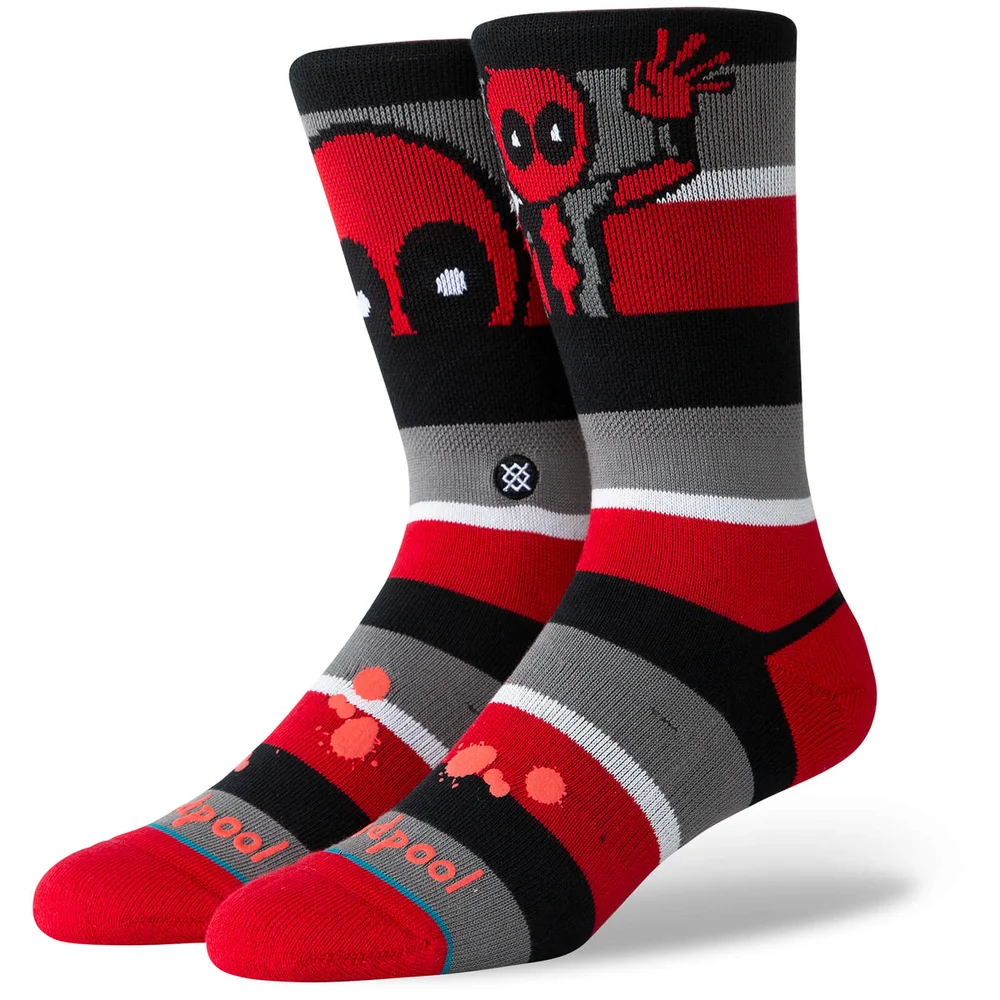 Stance Marvel Deadpool Stripe Socks - L Afbeelding 1