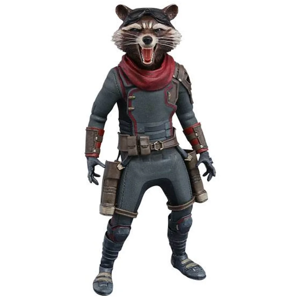 Hot Toys Avengers: Endgame Movie Masterpiece Actiefiguur 1/6 Rocket 16cm Afbeelding 1