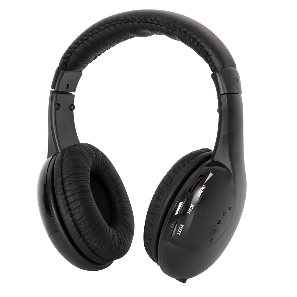 Itek 5 in 1 Wireless Headphones - Black Afbeelding 1