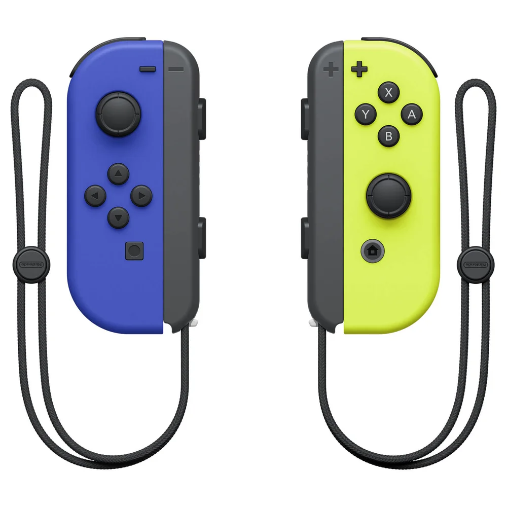 Nintendo Joy Con Pair Blue/Neon Yellow Afbeelding 1