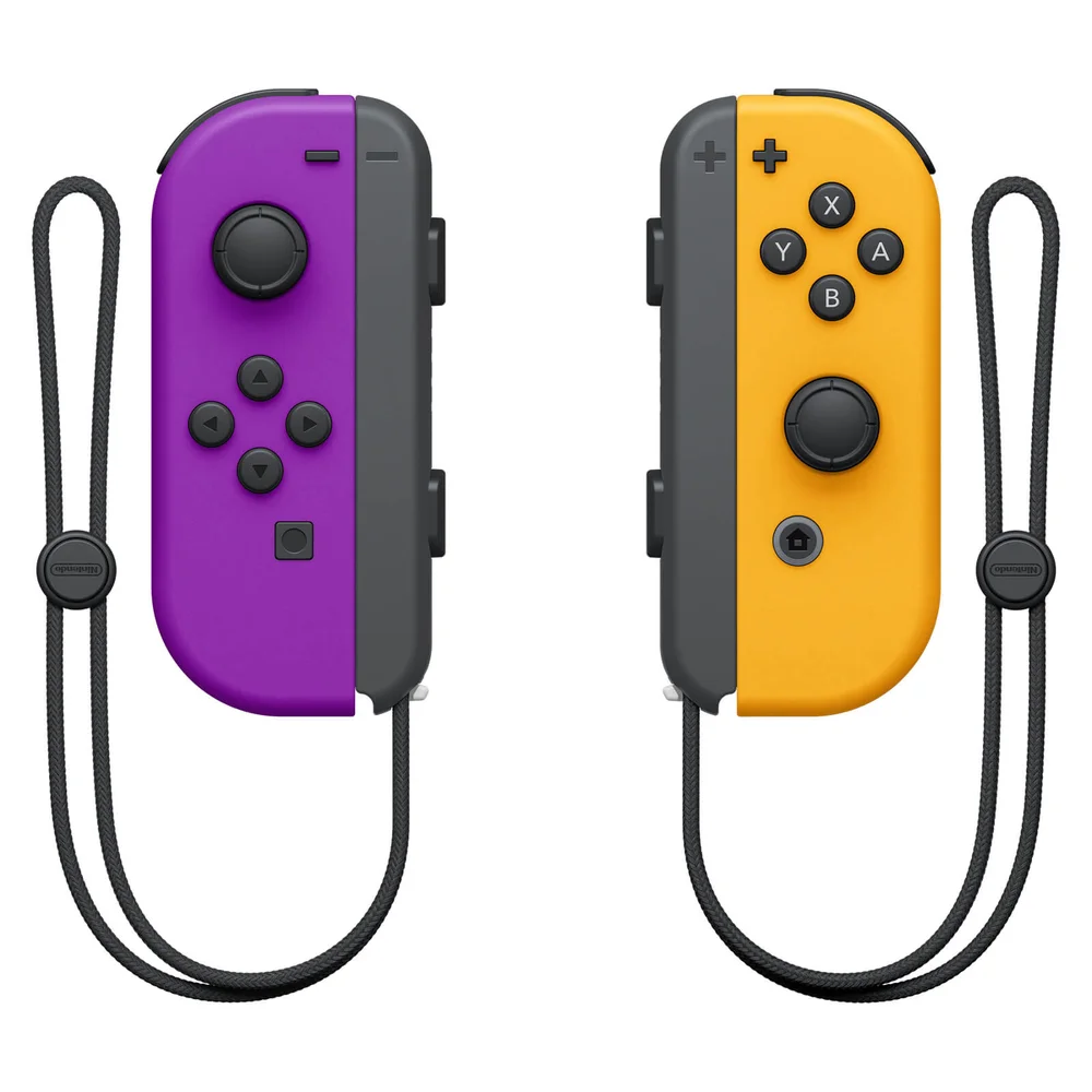Nintendo Joy Con Pair Neon Purple/Orange Afbeelding 1