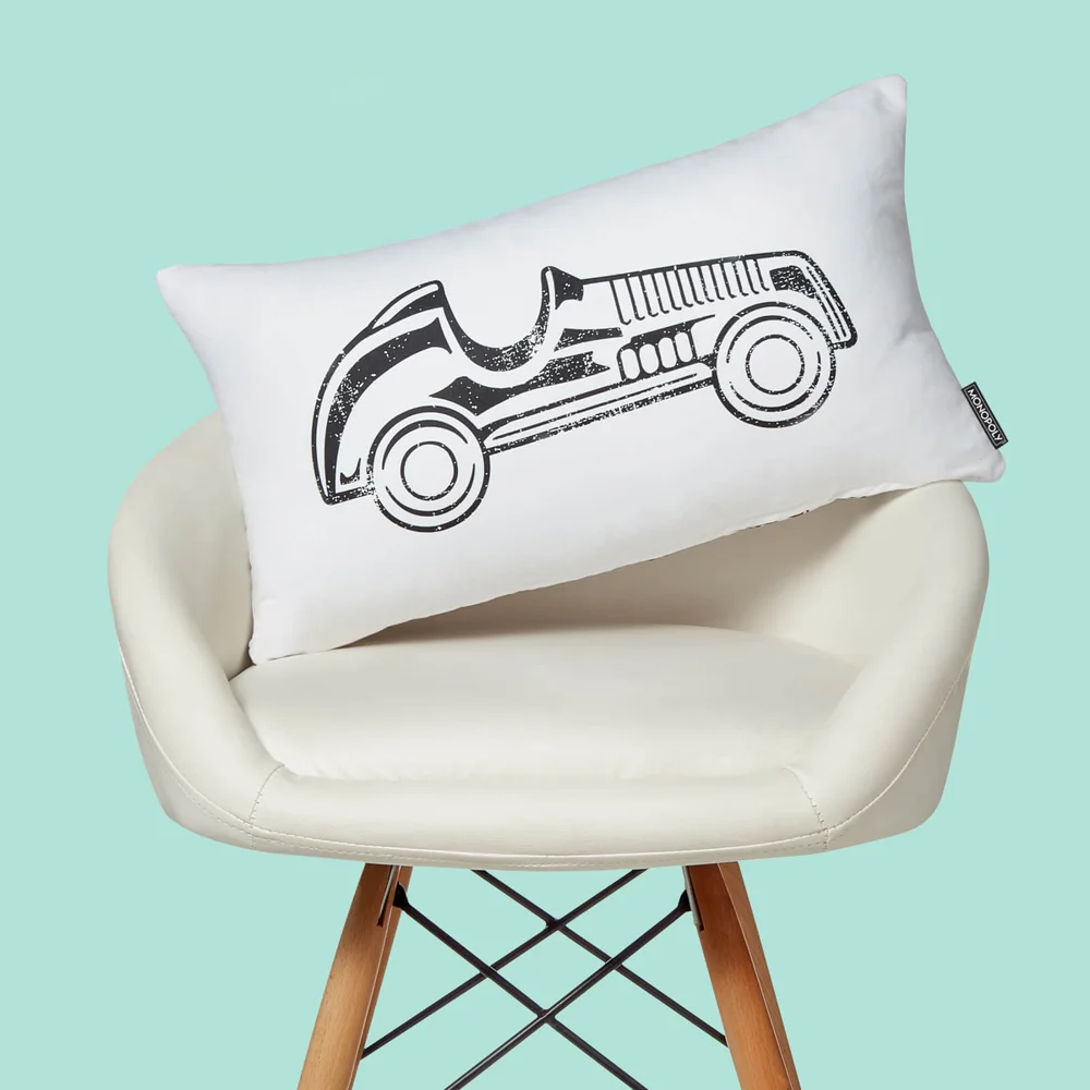 Monopoly Car Rectangular Cushion - 30x50cm Afbeelding 1