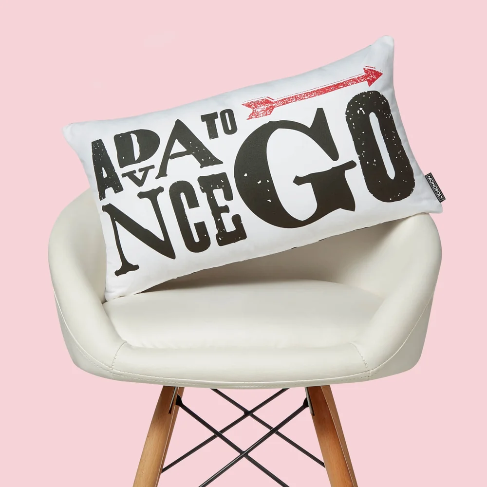 Monopoly Advance To Go! Rectangular Cushion - 30x50cm Afbeelding 1
