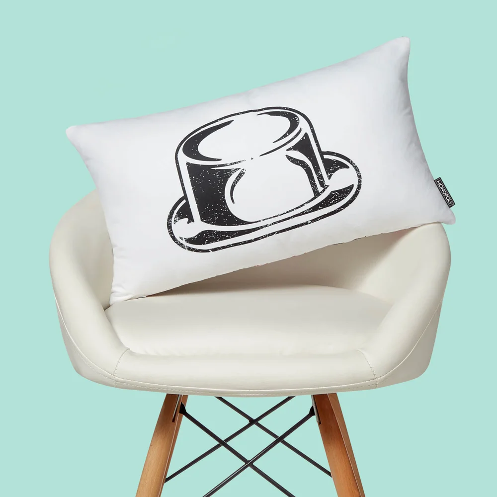Monopoly Hat Rectangular Cushion - 30x50cm - Soft Touch Afbeelding 1