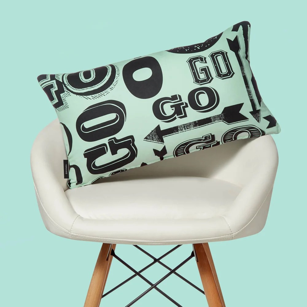 Monopoly Go! Letterpress Rectangular Cushion - 30x50cm - Soft Touch Afbeelding 1