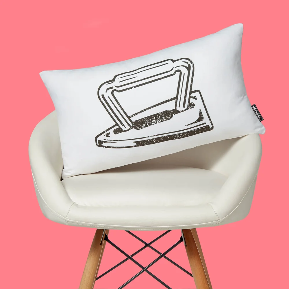 Monopoly Iron Rectangular Cushion - 30x50cm - Soft Touch Afbeelding 1