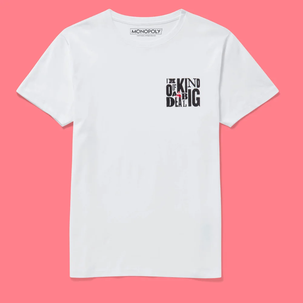 Monopoly King Of Dealing T-Shirt - White - S - Wit Afbeelding 1