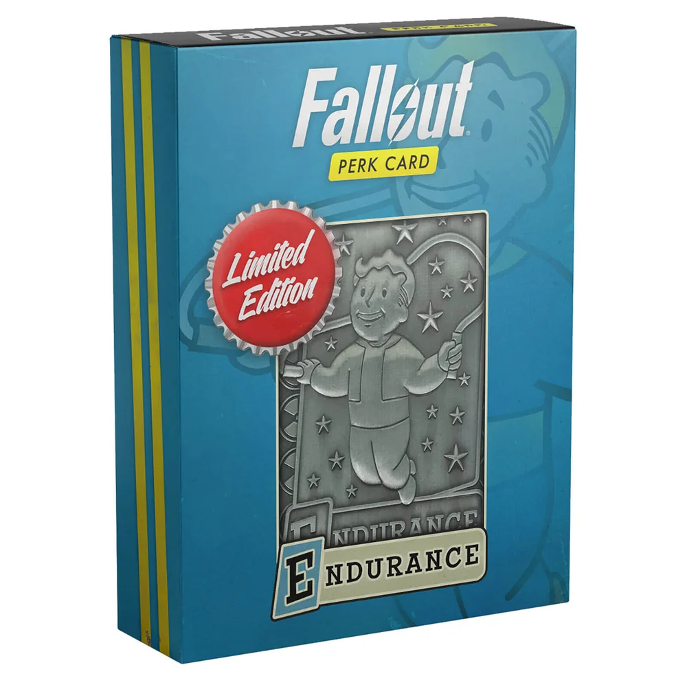Fallout Limited Edition Perk Card - Uithoudingsvermogen (#3 van 7) Afbeelding 1