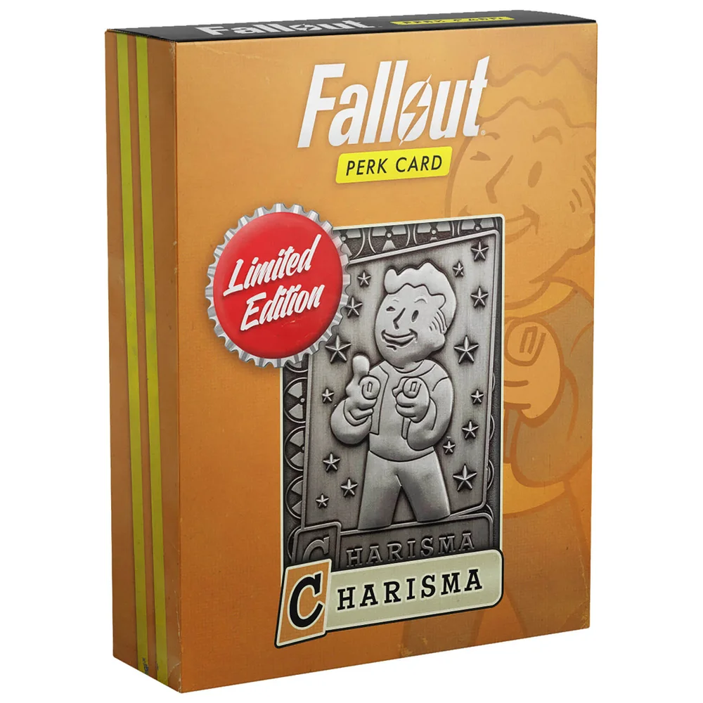 Fallout Limited Edition Perk Card - Charisma (#4 out of 7) Afbeelding 1