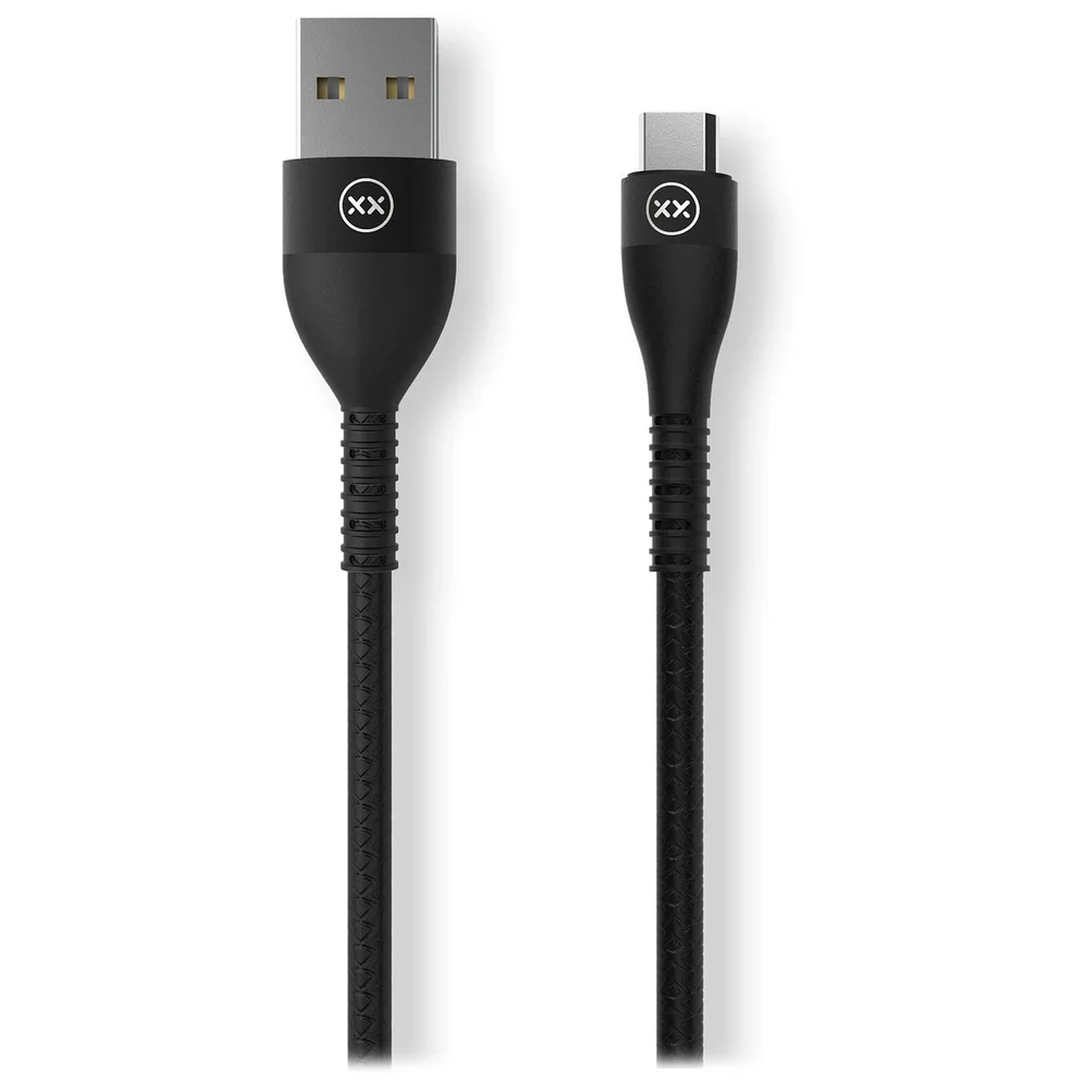 Mixx 1.2 Meter - USB A to Micro - Black Afbeelding 1