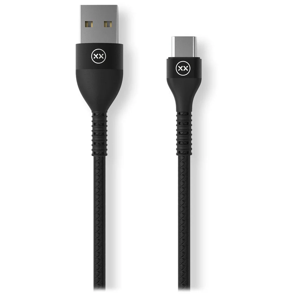 Mixx 1.2 Meter - USB A To Type-C - Black Afbeelding 1