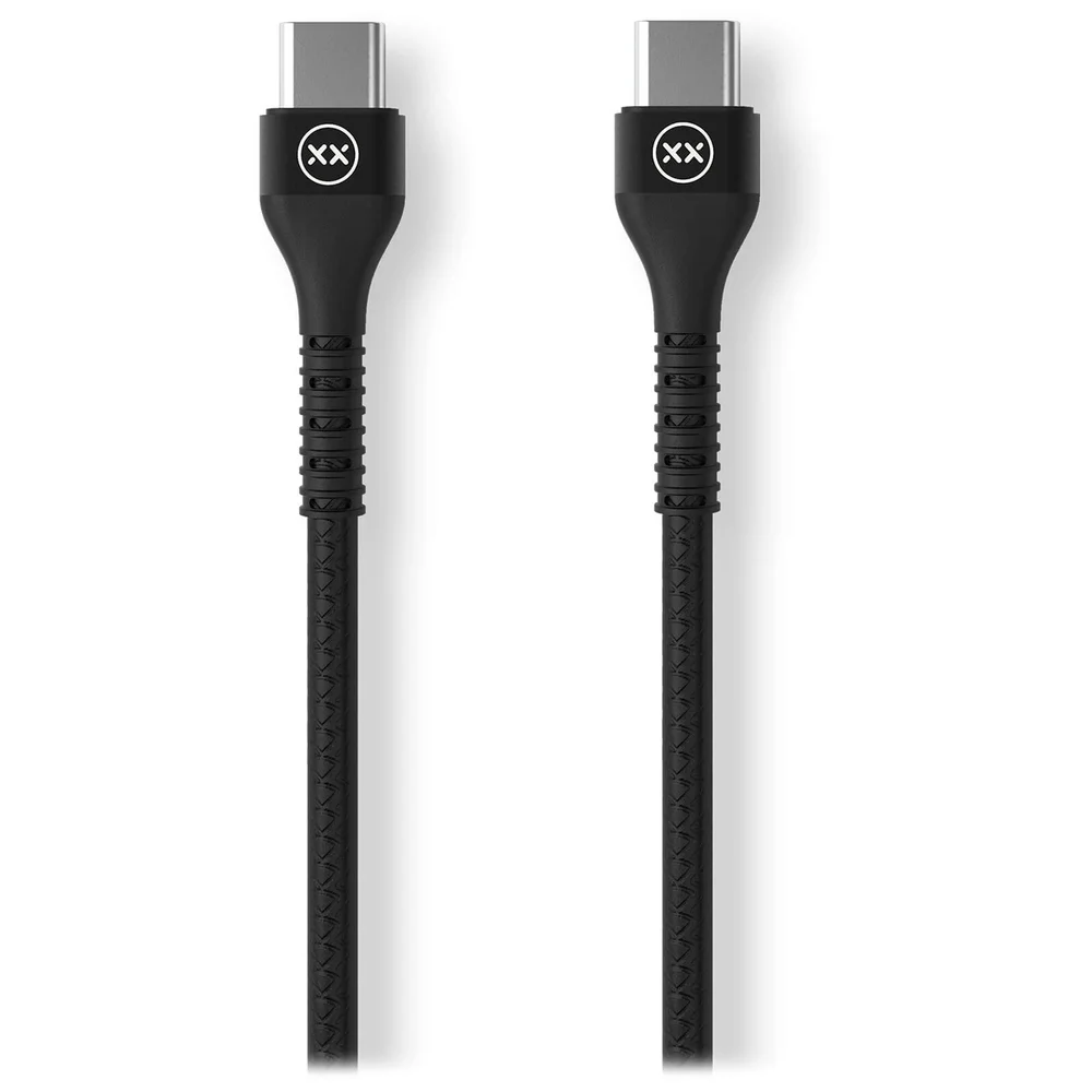 Mixx 1.2 Meter - Type-C to Type-C (Supports 60W PD) - Black Afbeelding 1