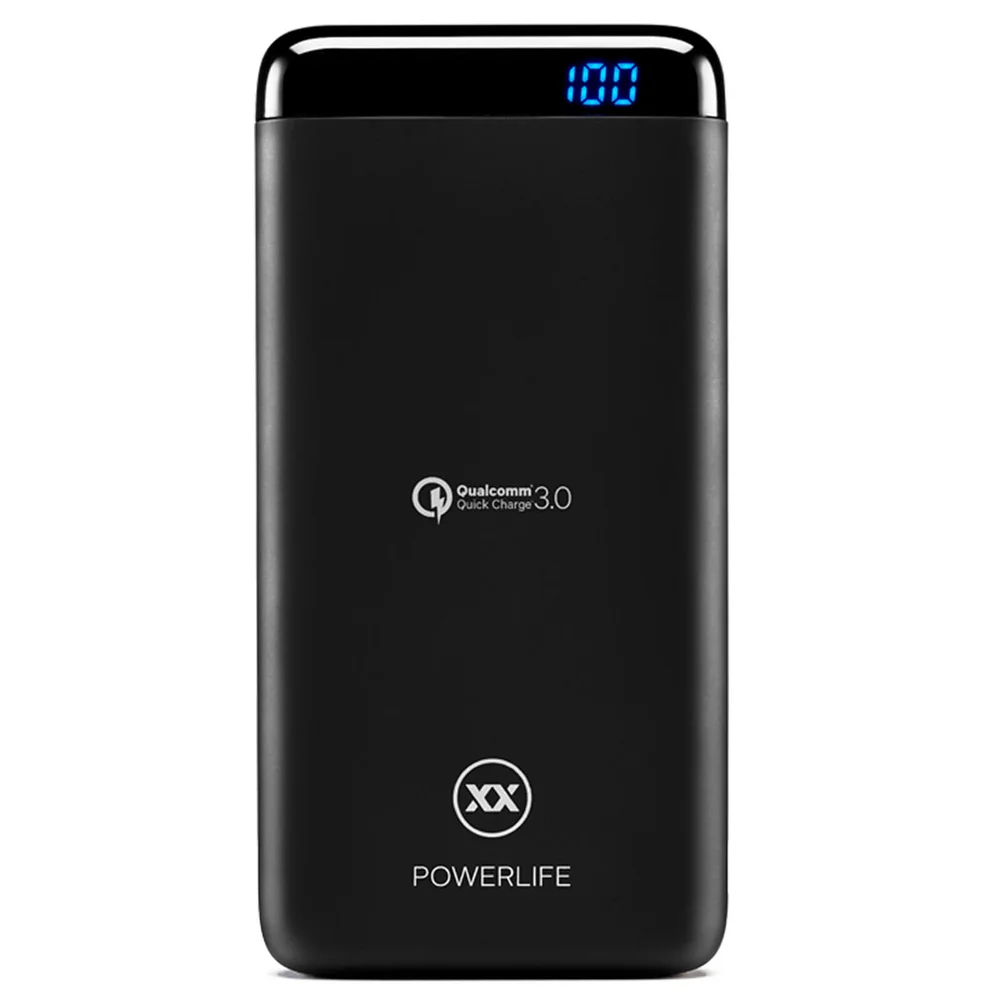 Mixx PowerLife Compact C15 15000mAh - QC3 + LED Afbeelding 1