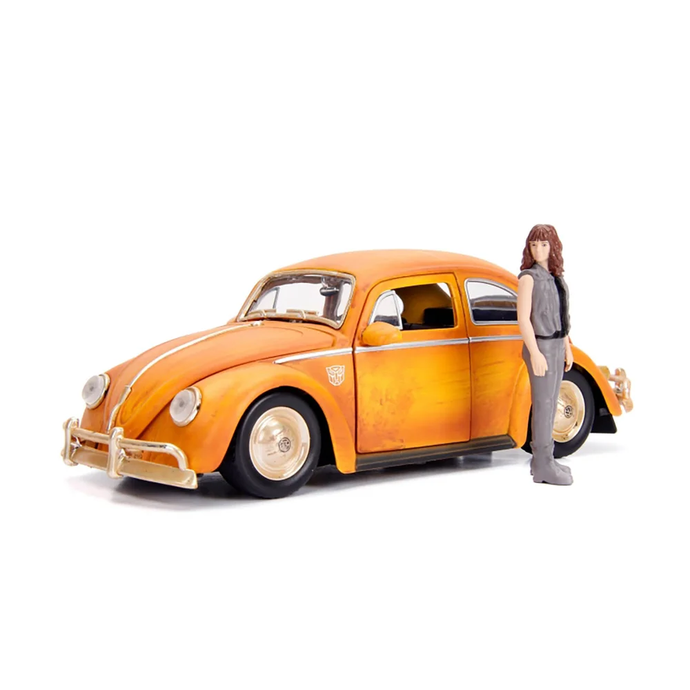 Jada Die Cast 1:24 Bumblebee VW Kever met Figuur Afbeelding 1